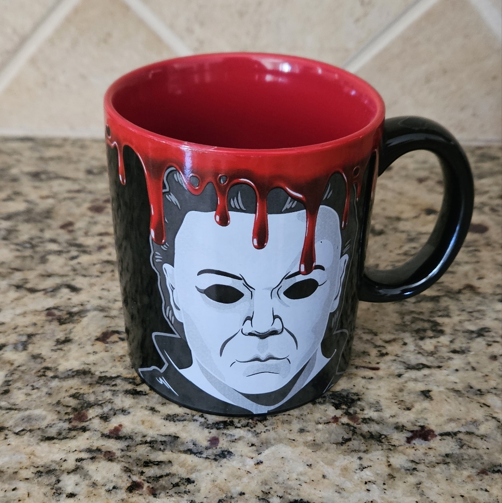 Spencers Halloween Mivharl Myers Mug